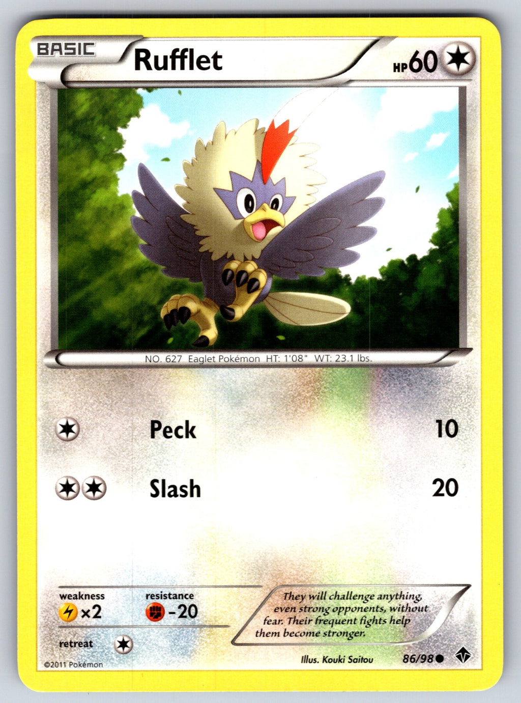 Rufflet (86) Common Emerging Powers 86/98 LP 2011
