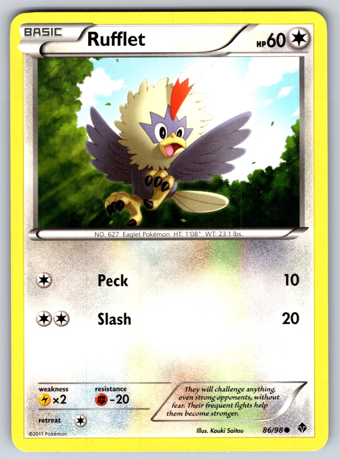 Rufflet (86) Common Emerging Powers 86/98 LP 2011