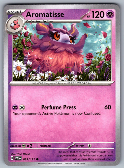 Aromatisse Common SV: Prismatic Evolutions 039/131 NM 2025