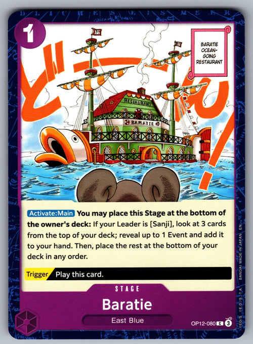 Baratie C Legacy of the Master OP12-080 NM 2025