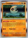 Lunatone Holo Rare ME01: Mega Evolution 074/132 NM 2025