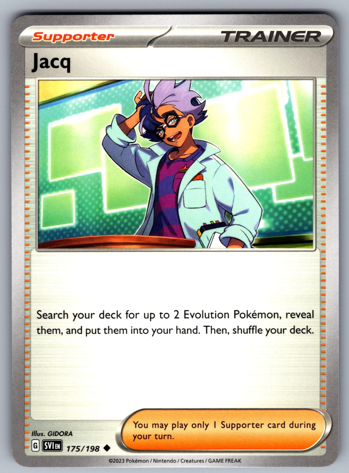 Jacq Uncommon SV01: Scarlet & Violet Base Set 175/198 NM 2023