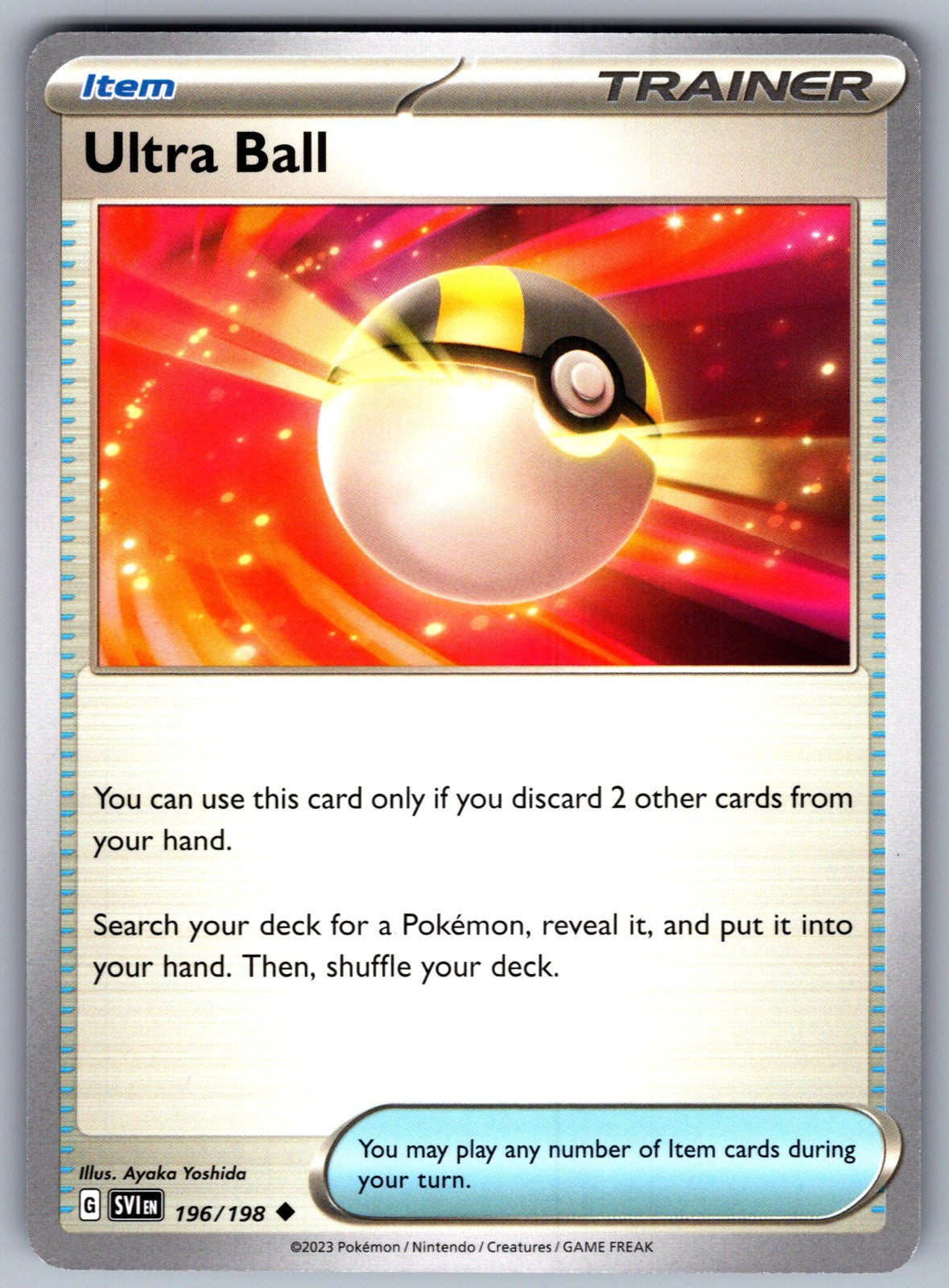 Ultra Ball Uncommon SV01: Scarlet & Violet Base Set 196/198 NM 2023