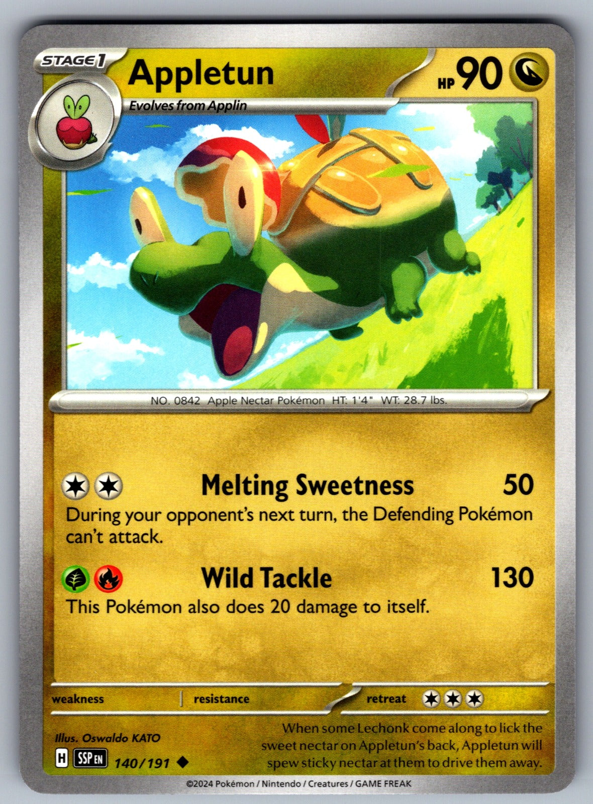 Appletun Uncommon SV08: Surging Sparks 140/191 NM 2024