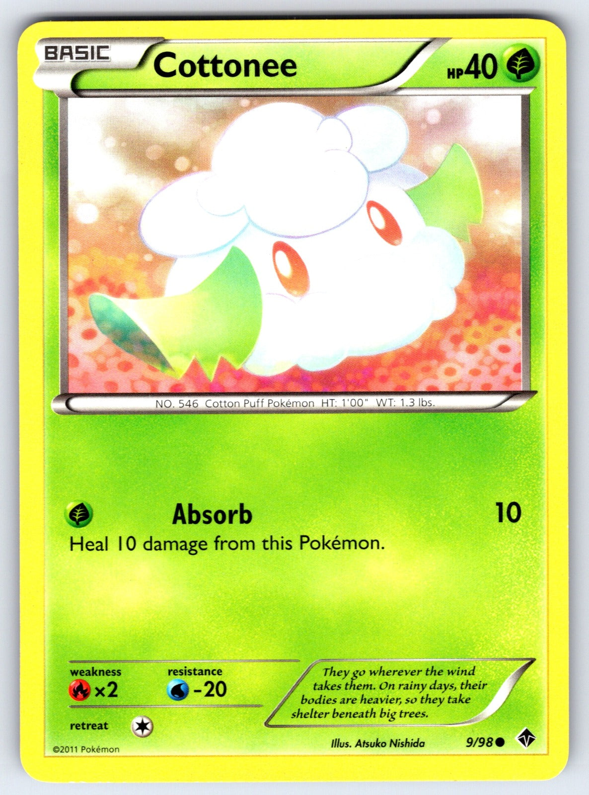 Cottonee (9) Common Emerging Powers 9/98 LP 2011