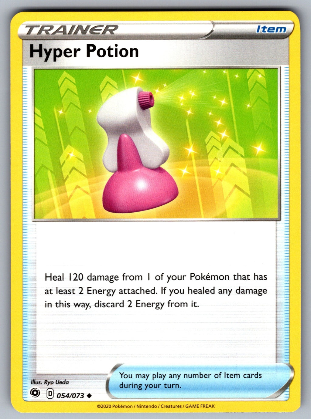 Hyper Potion Uncommon Champion's Path 54/73 NM 2020