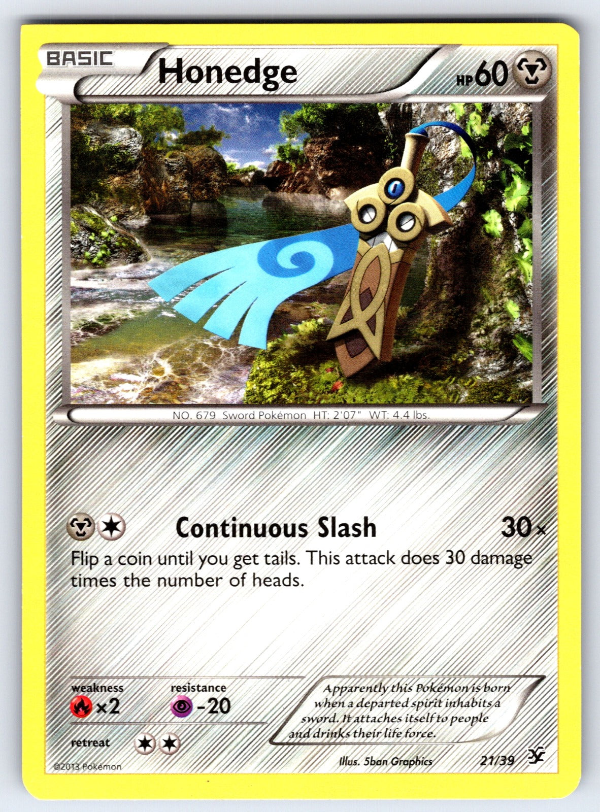 Honedge Common Kalos Starter Set 21/39 LP 2013
