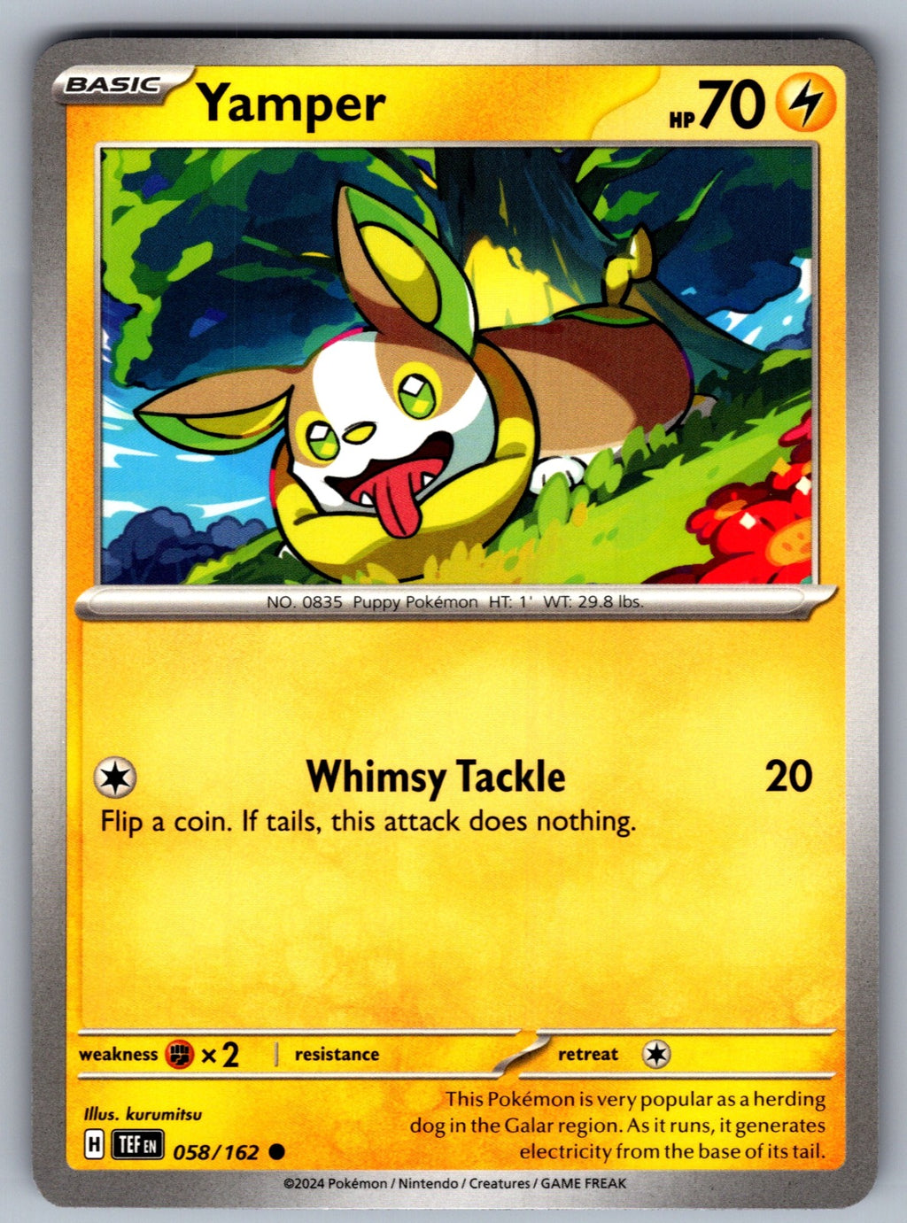 Yamper Common SV05: Temporal Forces 058/162 NM 2024