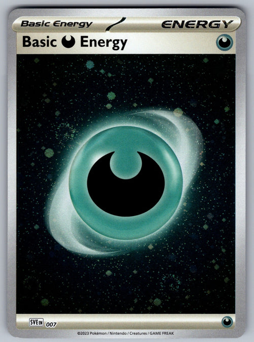 Basic Darkness Energy (Cosmos Holo) Holo Common SVE: Scarlet & Violet Energies 0