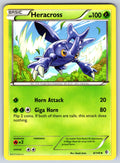 Heracross Uncommon Boundaries Crossed 8/149 LP 2012