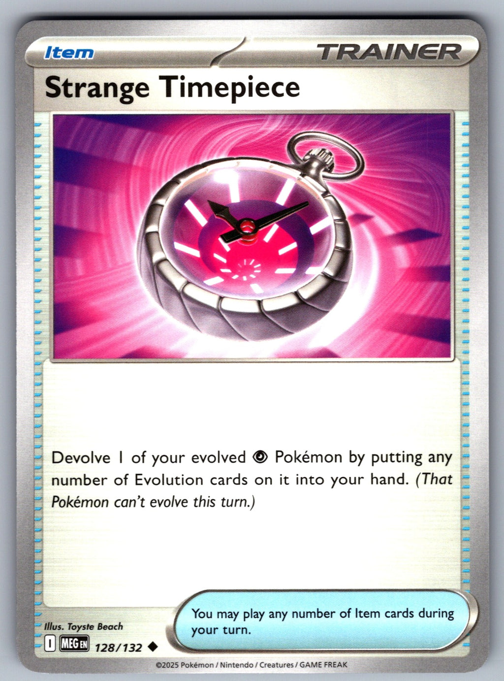 Strange Timepiece Uncommon ME01: Mega Evolution 128/132 NM 2025