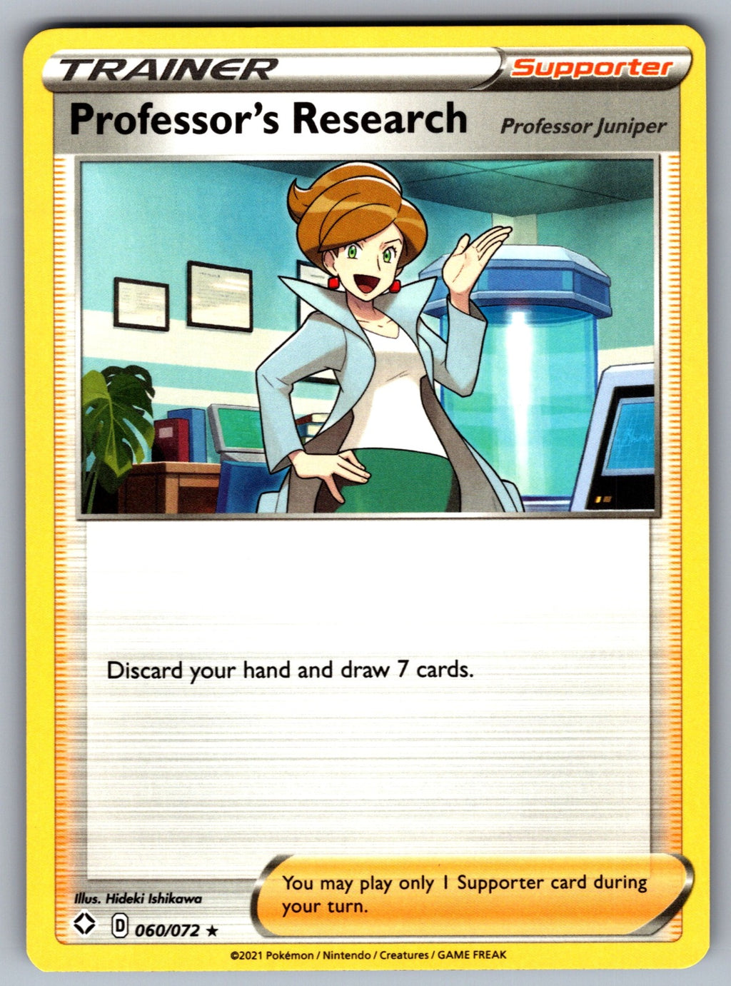 Professor's Research Rare Shining Fates 060/072 NM 2021