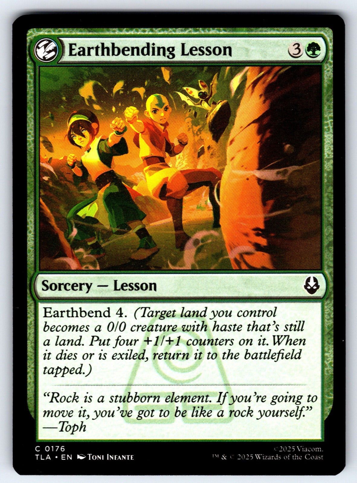 Earthbending Lesson C Avatar: The Last Airbender 176 NM 2025