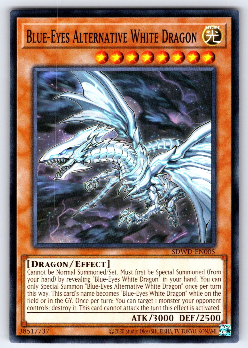 Blue-Eyes Alternative White Dragon Unlimited Common Structure Deck: Blue-Eyes Wh