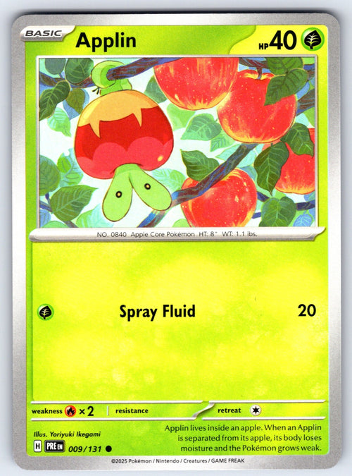Applin Common SV: Prismatic Evolutions 009/131 NM 2025