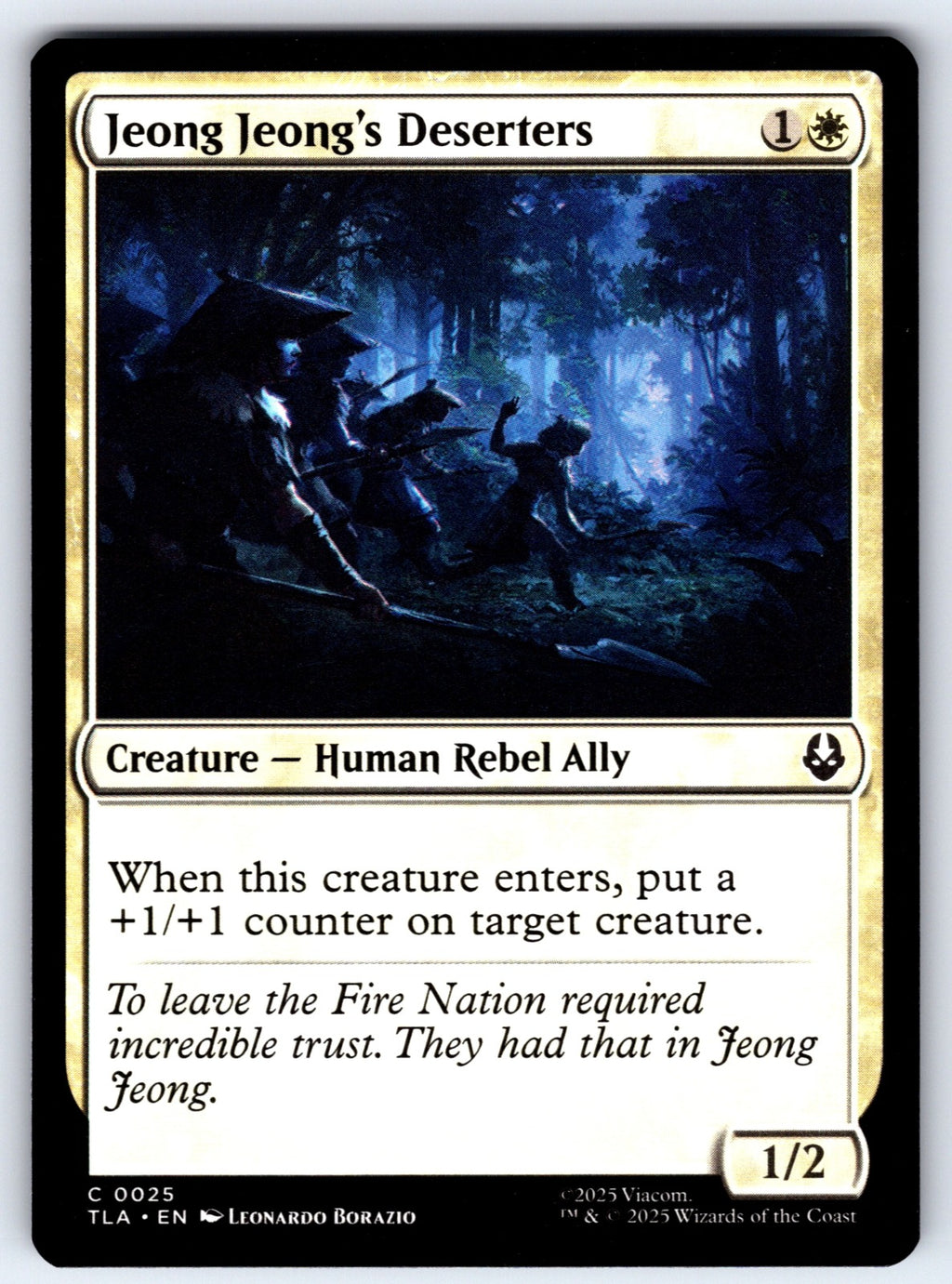Jeong Jeong's Deserters C Avatar: The Last Airbender 25 NM 2025