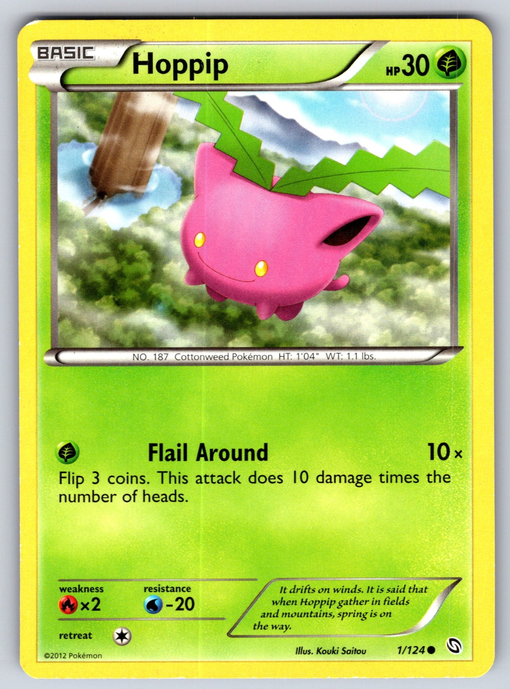 Hoppip Common Dragons Exalted 1/124 LP 2012