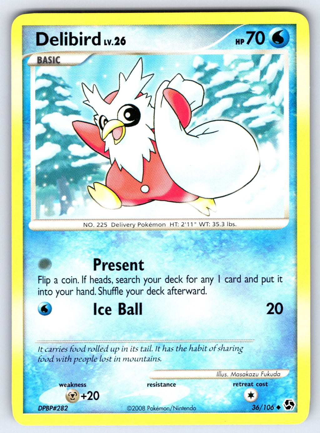 Delibird Uncommon Great Encounters 36/106 LP 2008