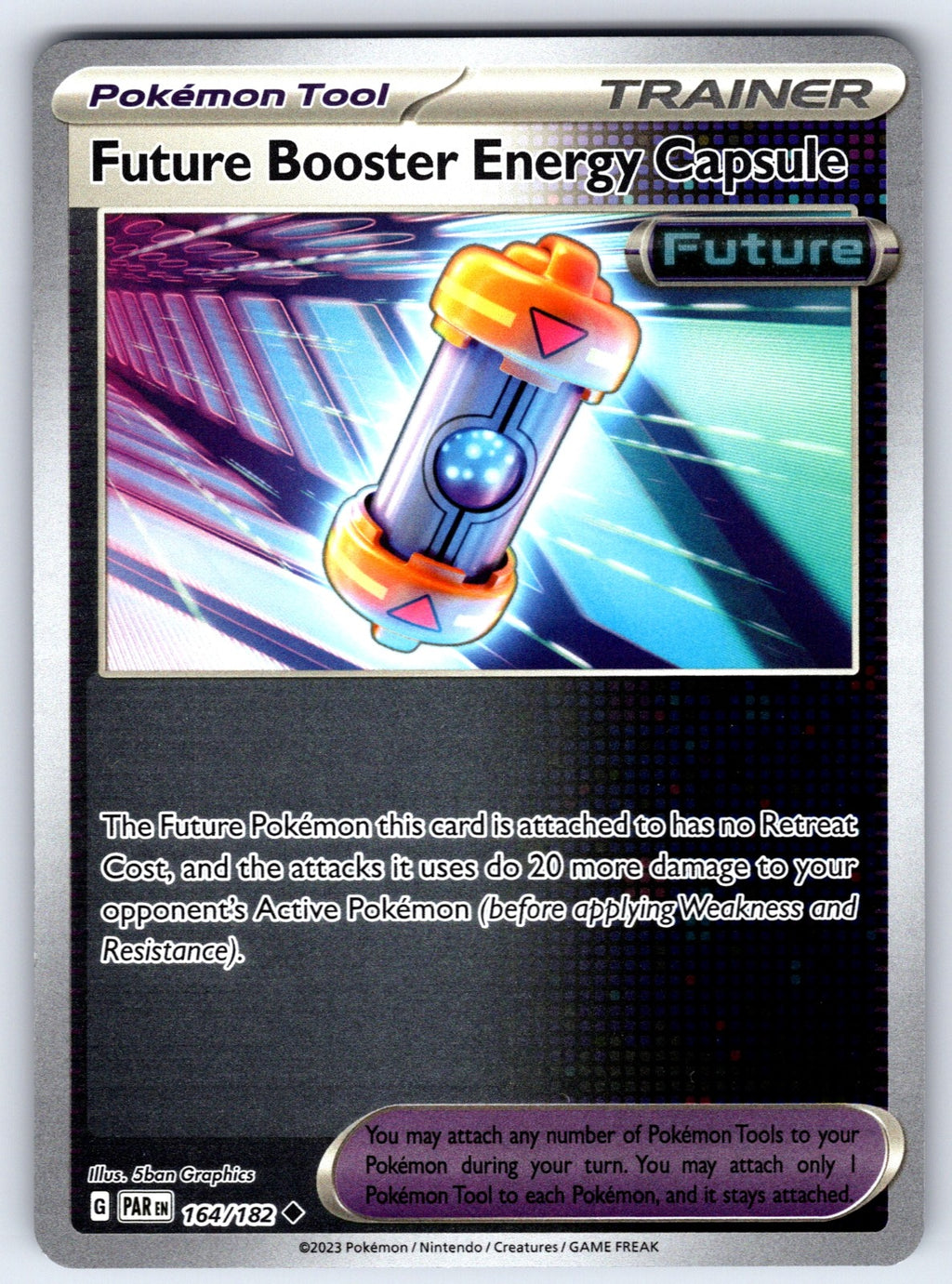 Future Booster Energy Capsule Reverse Holo Uncommon SV04: Paradox Rift 164/182 N
