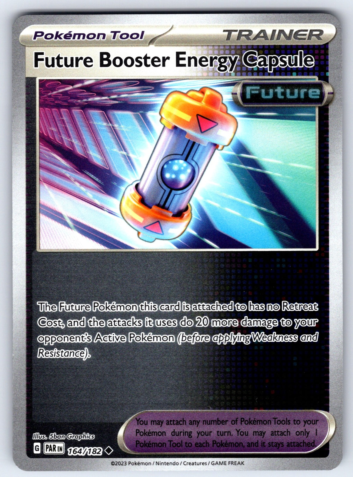 Future Booster Energy Capsule Reverse Holo Uncommon SV04: Paradox Rift 164/182 N