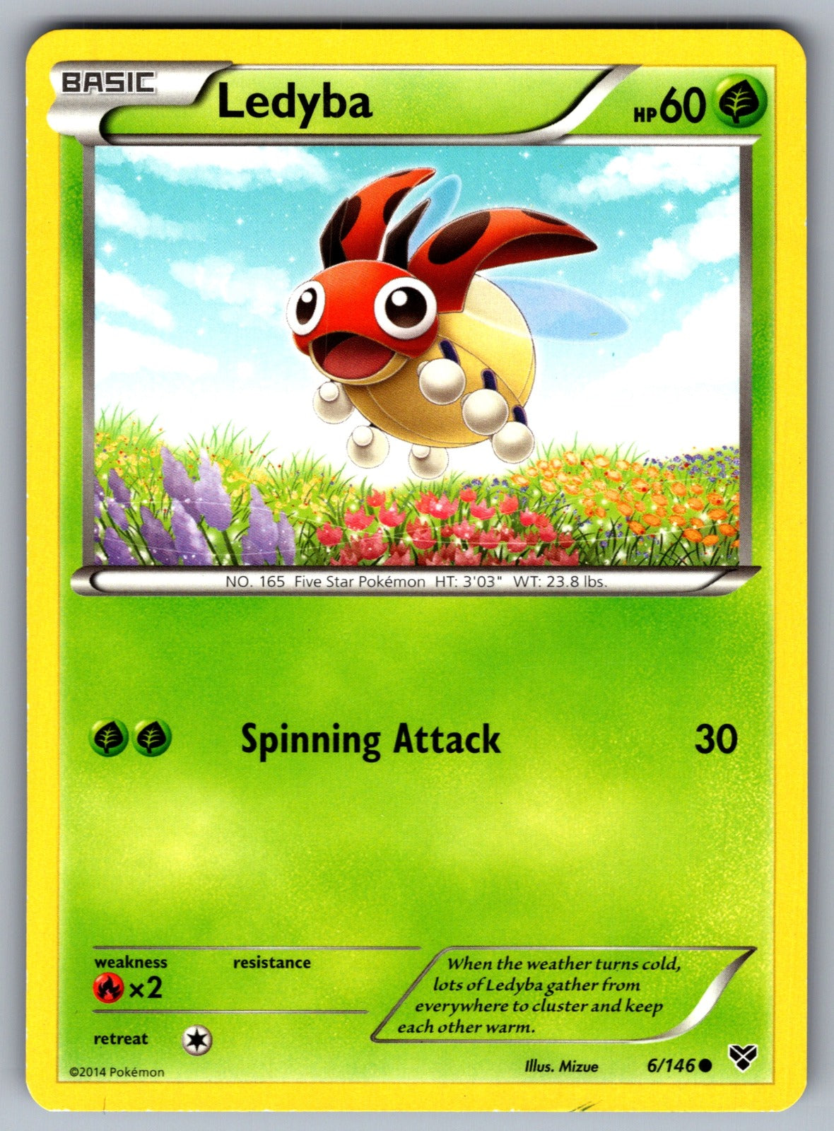 Ledyba Common SV07: Stellar Crown 002/142 LP 2024