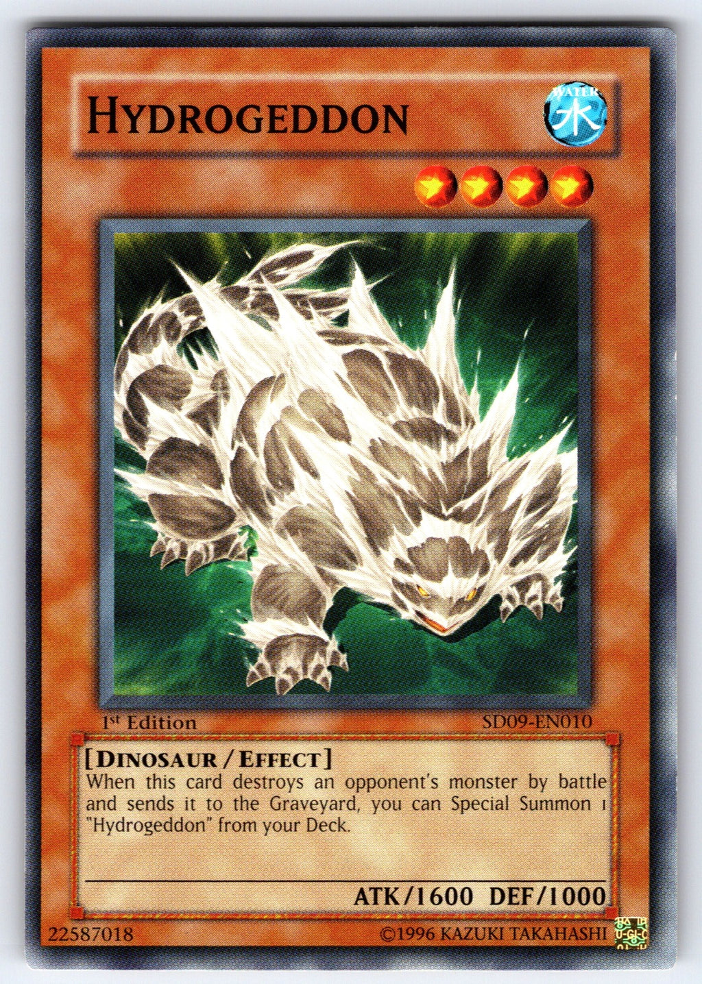 Hydrogeddon 1st Edition Common Speed Duel GX: Midterm Paradox SGX2-ENC03 LP 2022