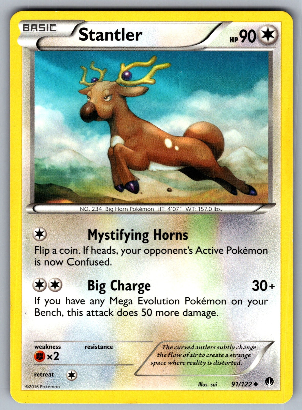 Stantler Uncommon XY - BREAKpoint 91/122 LP 2016