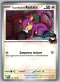 Team Rocket's Rattata Common SV10: Destined Rivals 147/182 NM 2025