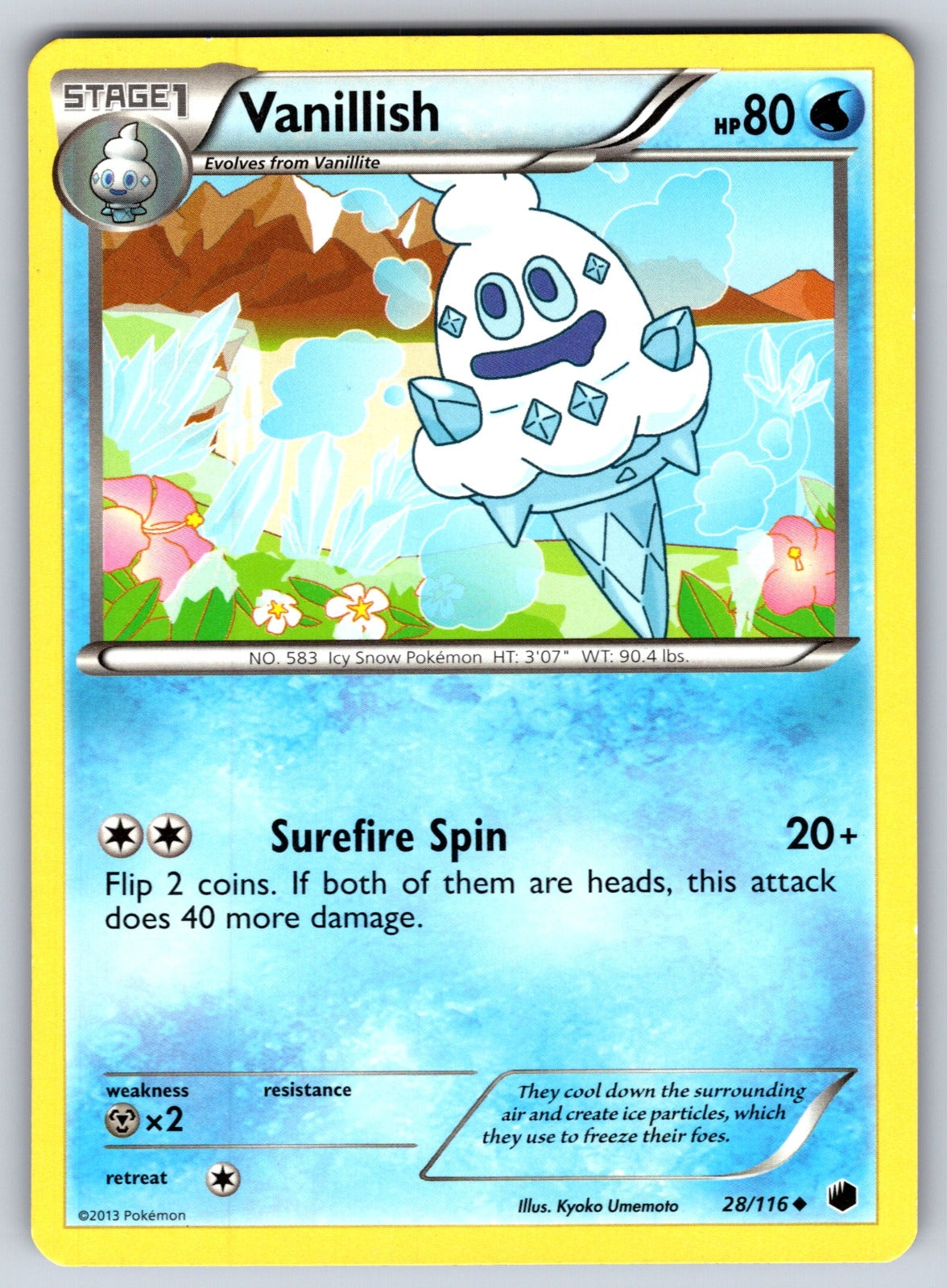 Vanillish Uncommon Plasma Freeze 28/116 LP 2013