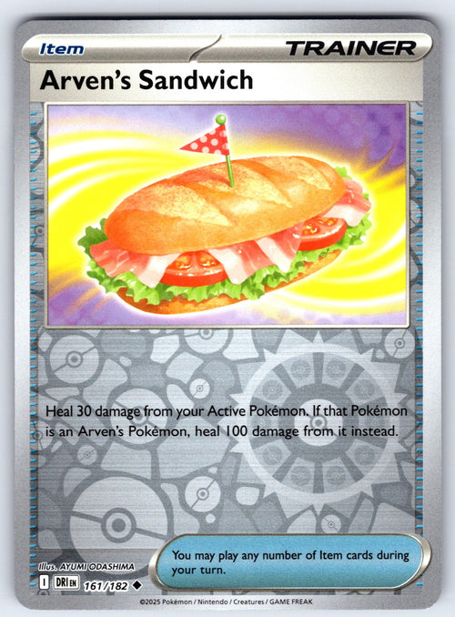 Arven's Sandwich Reverse Holo Uncommon SV10: Destined Rivals 161/182 NM 2025
