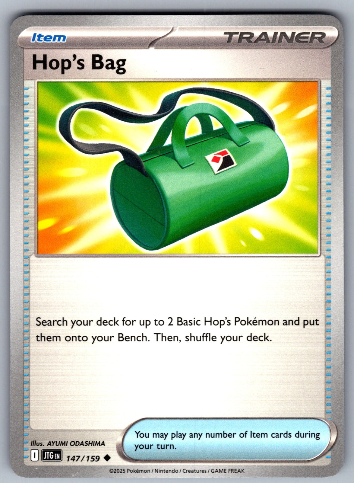 Hop's Bag Uncommon SV09: Journey Together 147/159 NM 2025