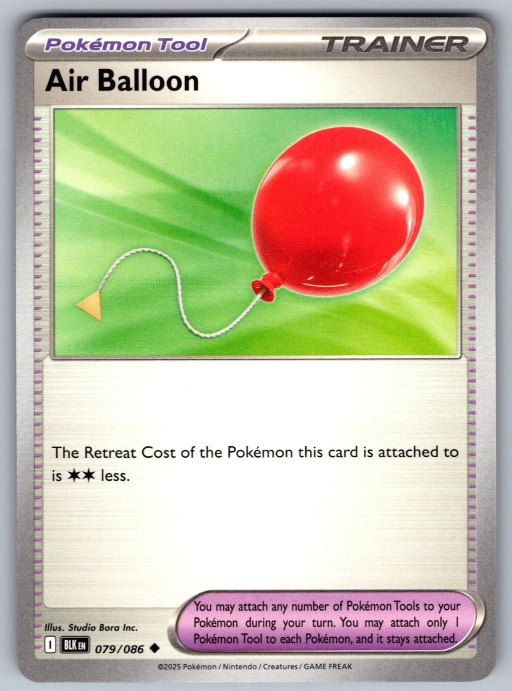 Air Balloon Uncommon SV: Black Bolt 079/086 NM 2025