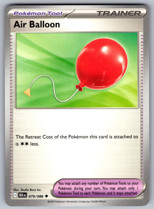 Air Balloon Uncommon SV: Black Bolt 079/086 NM 2025