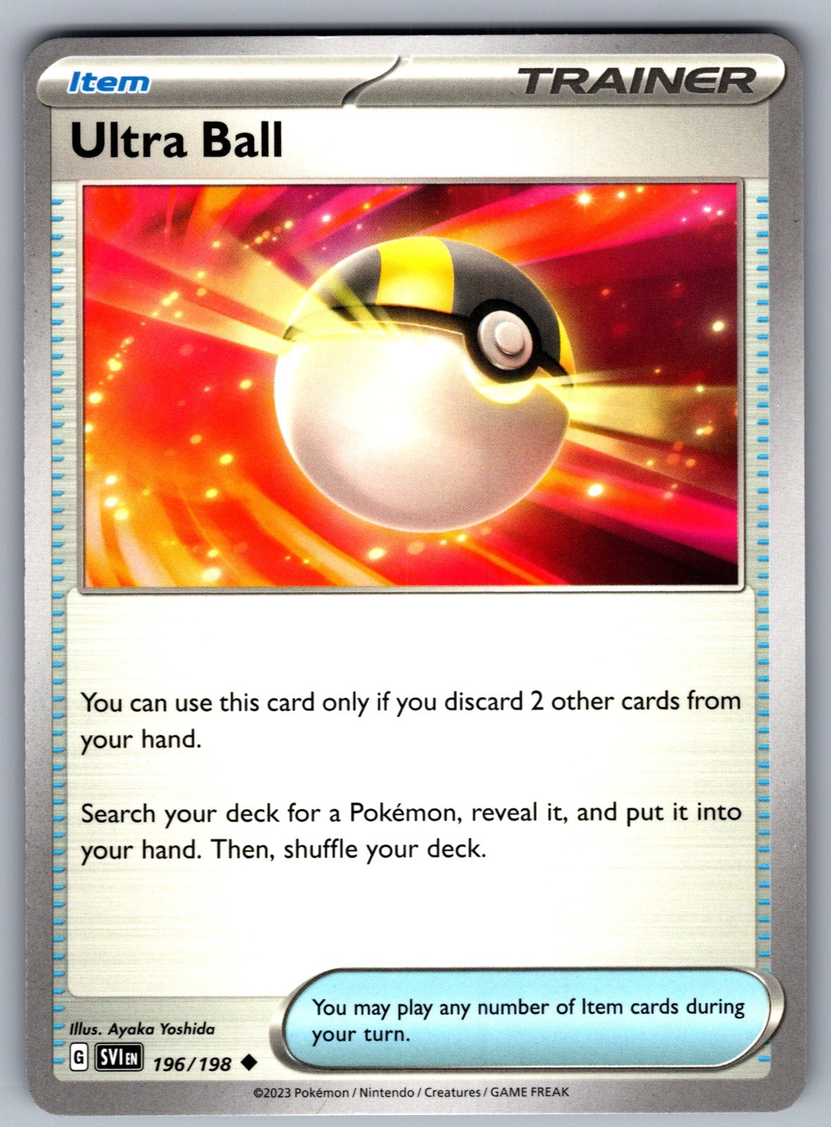 Ultra Ball Uncommon SV01: Scarlet & Violet Base Set 196/198 NM 2023