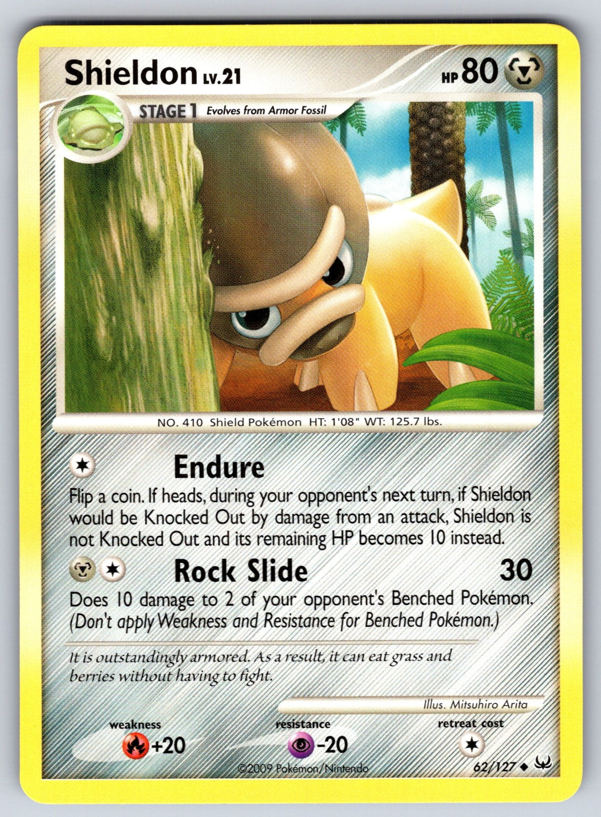 Shieldon Uncommon Platinum 62/127 LP 2009