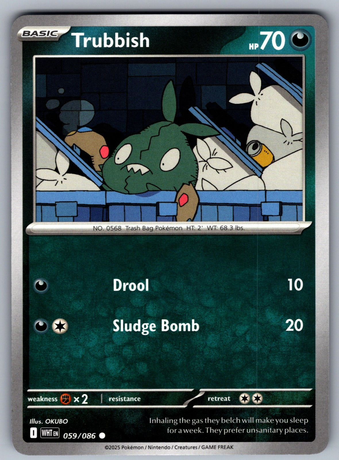 Trubbish Common SV: White Flare 059/086 NM 2025