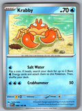 Krabby Common SV: Scarlet & Violet 151 098/165 NM 2023