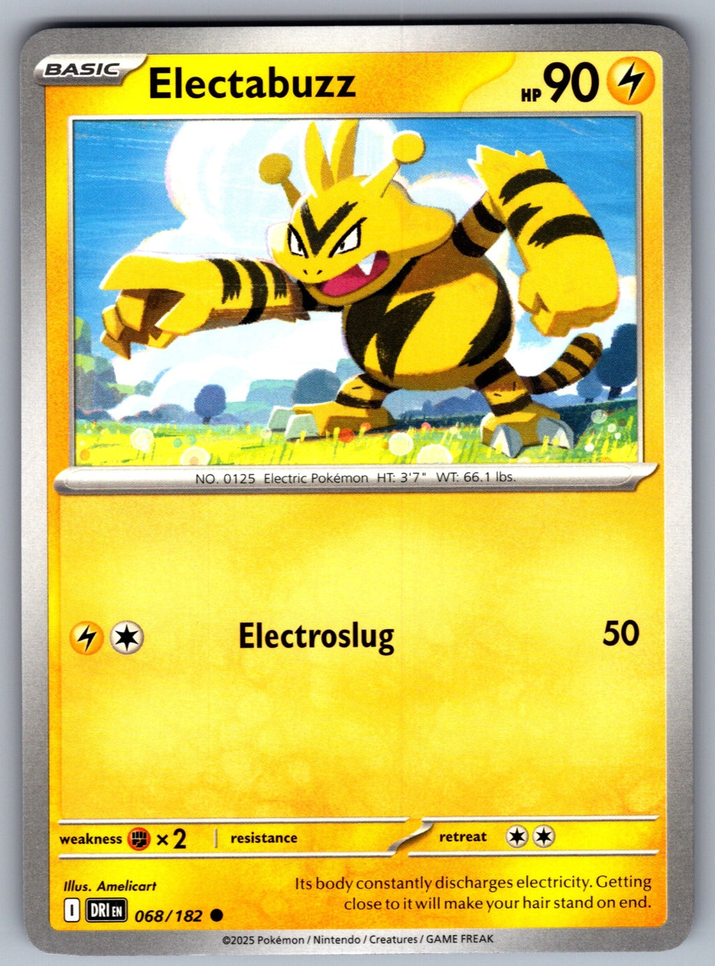 Electabuzz Common SV10: Destined Rivals 068/182 NM 2025