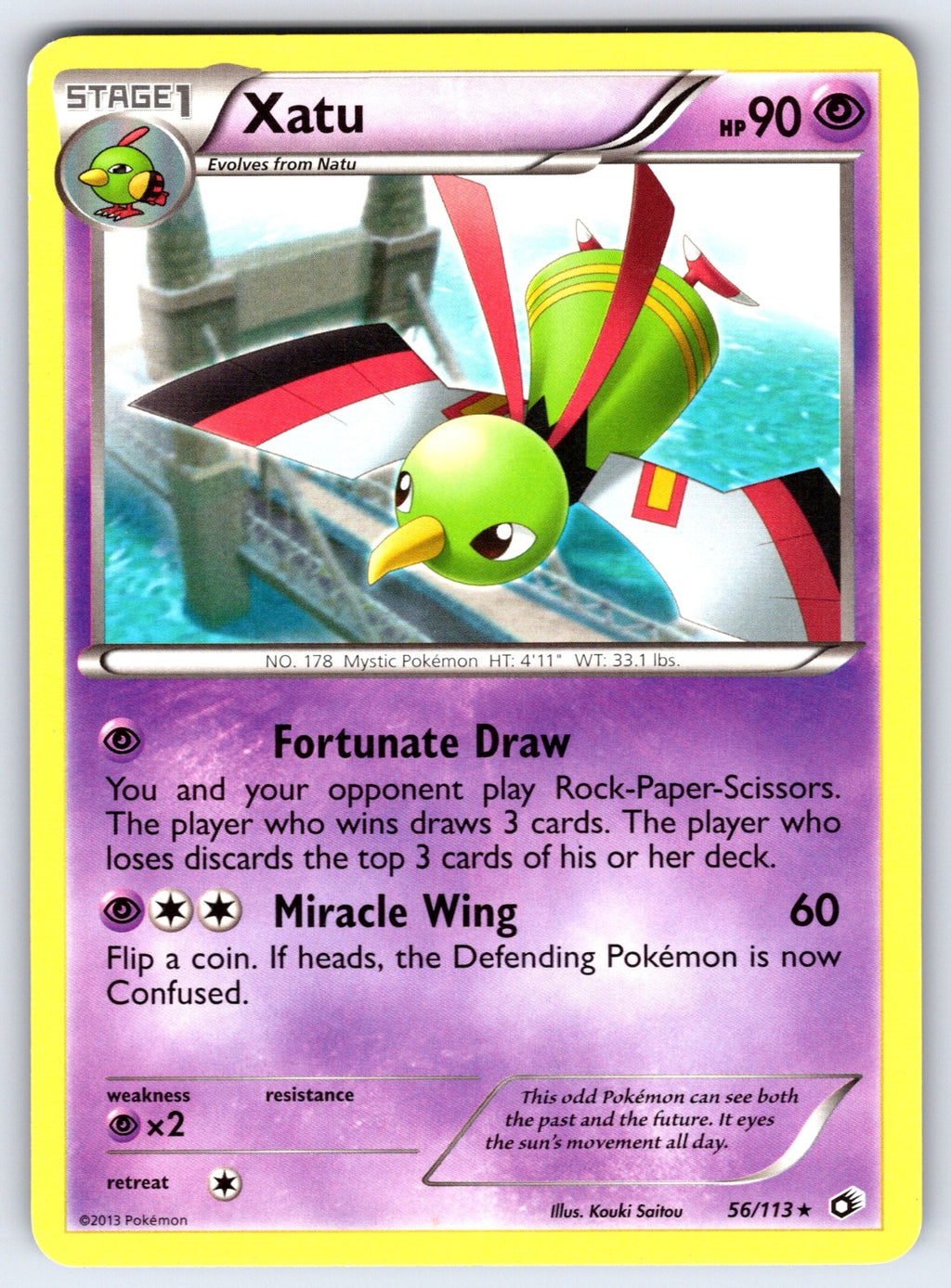 Xatu Rare Legendary Treasures 56/113 LP 2013
