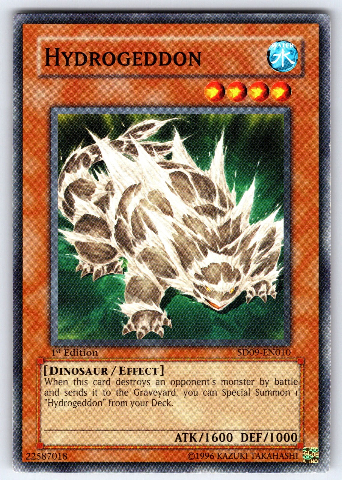 Hydrogeddon 1st Edition Common Speed Duel GX: Midterm Paradox SGX2-ENC03 LP 2022