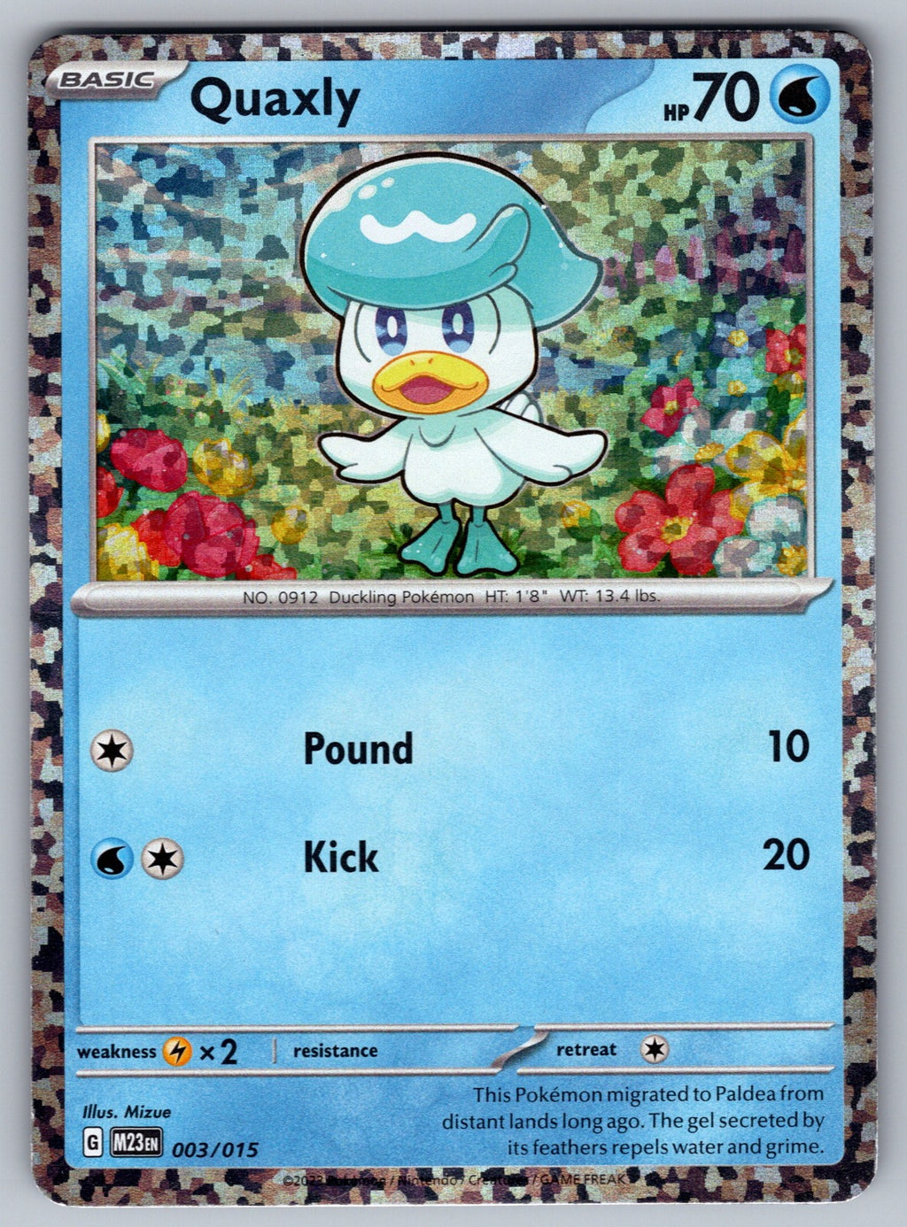 Quaxly Holo Promo McDonald's Promos 2023 003/015 NM 2023