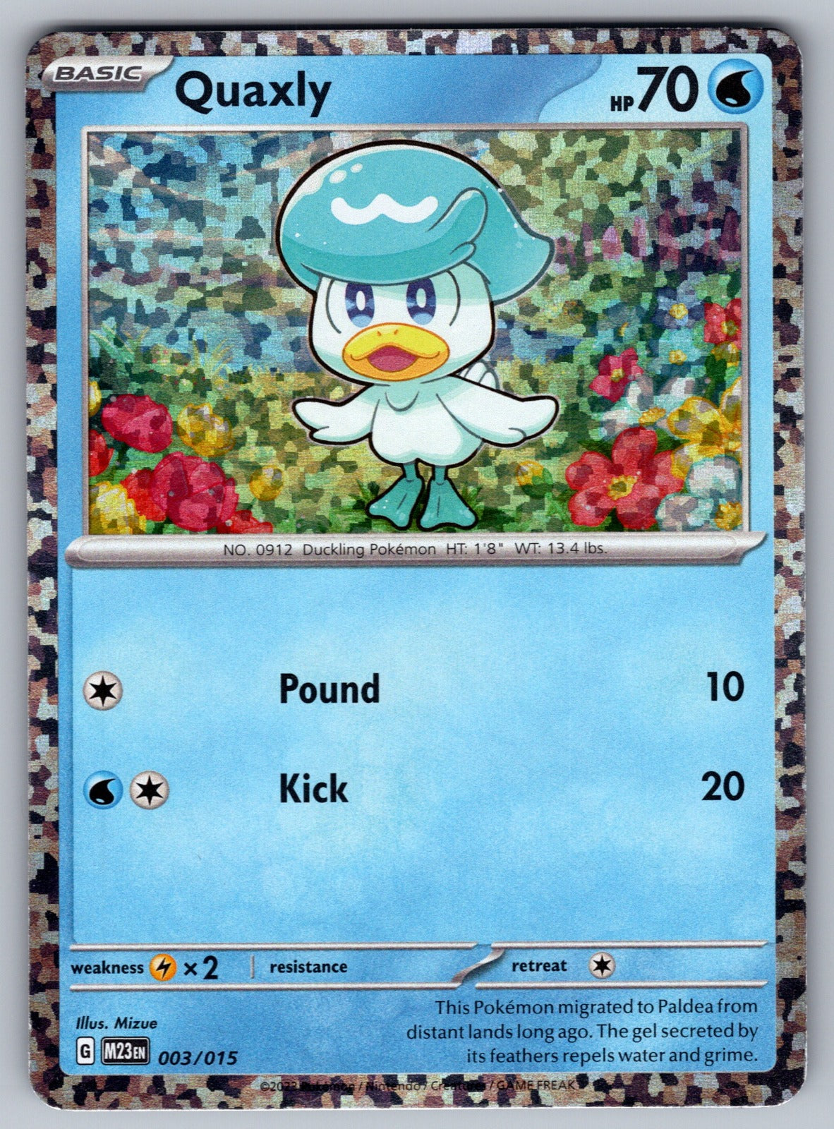 Quaxly Holo Promo McDonald's Promos 2023 003/015 NM 2023