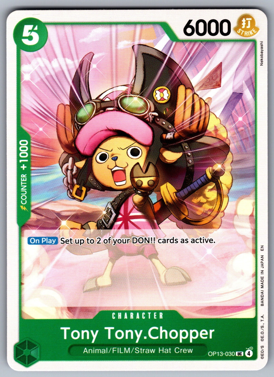 Tony Tony.Chopper UC Carrying On His Will OP13-030 NM 2025