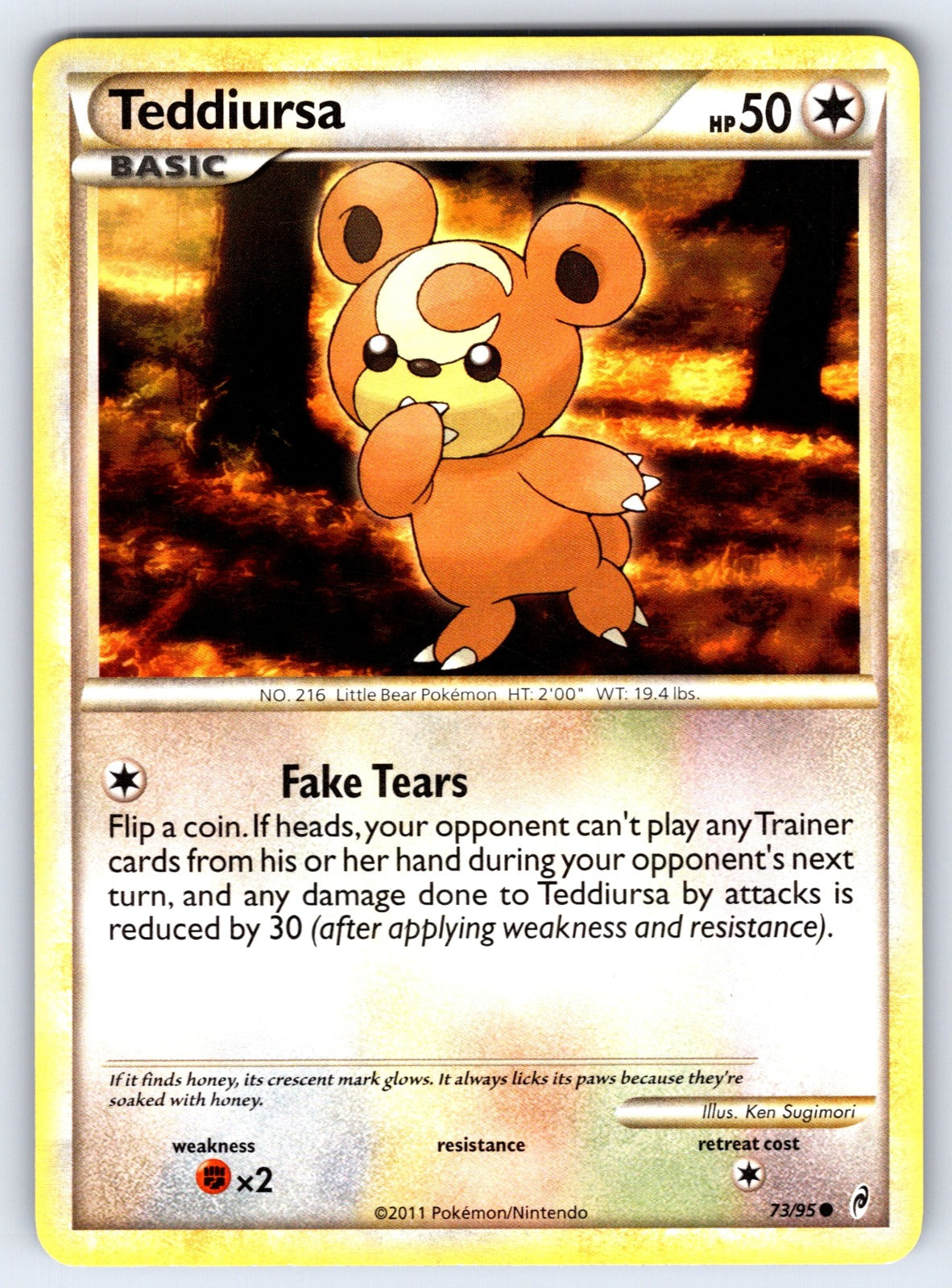Teddiursa Common Call of Legends 73/95 LP 2011