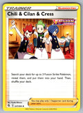Chili & Cilan & Cress Uncommon SWSH08: Fusion Strike 227/264 NM 2021