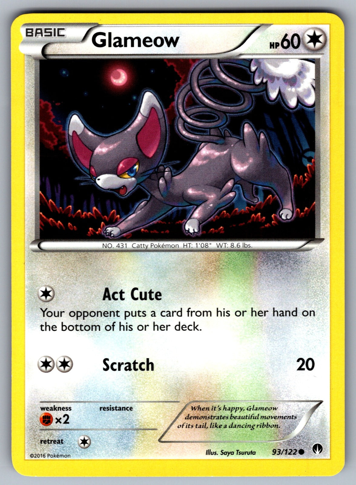 Glameow Common XY - BREAKpoint 93/122 LP 2016