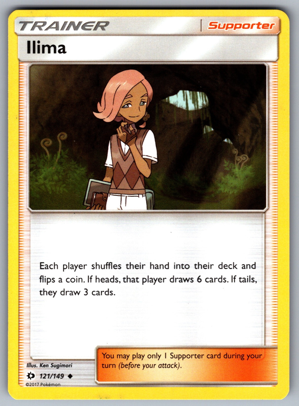 Ilima Uncommon SM Base Set 121/149 LP 2017