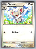 Cinccino Uncommon SV09: Journey Together 126/159 NM 2025