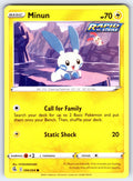 Minun Common SWSH08: Fusion Strike 090/264 NM 2021