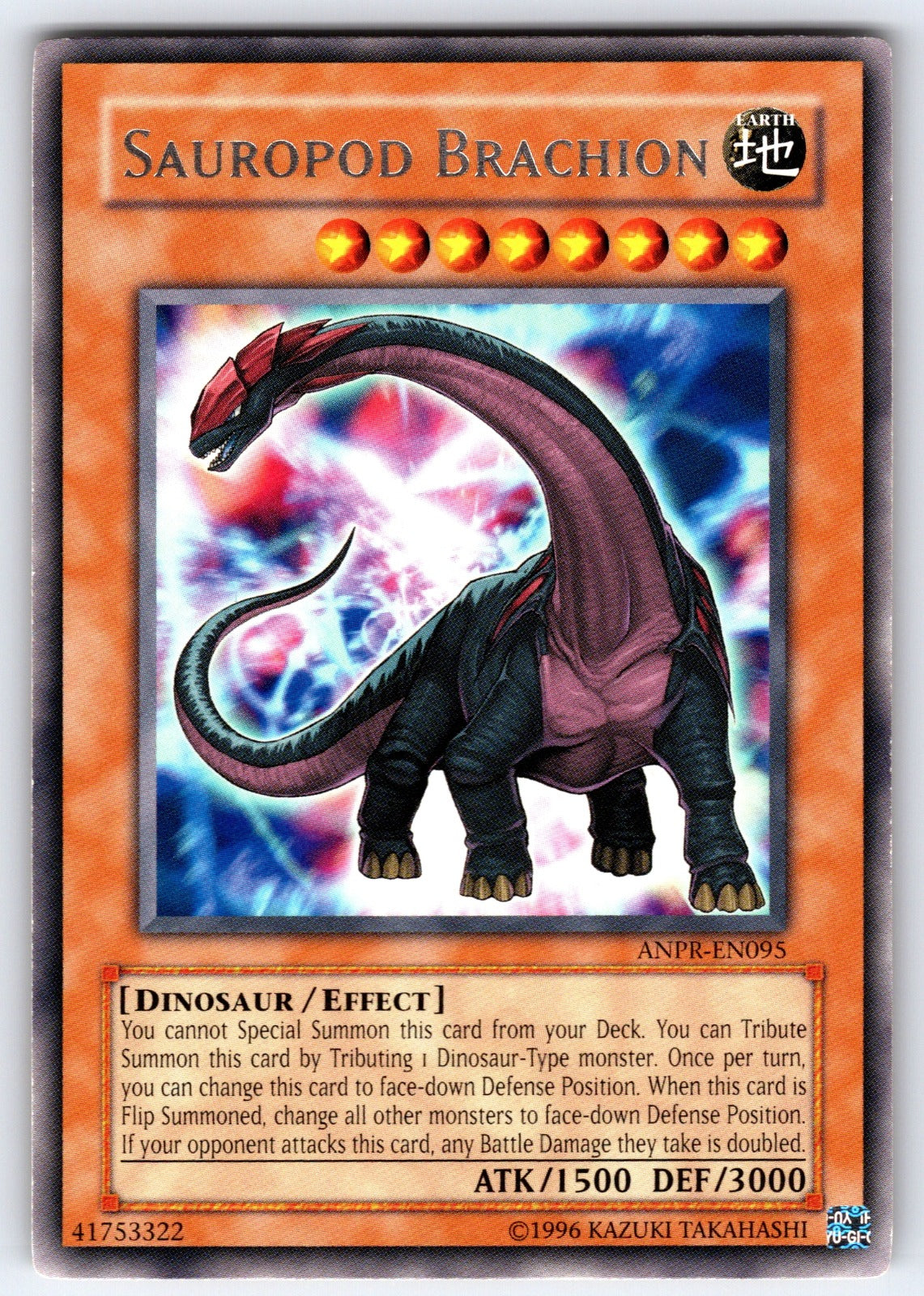 Sauropod Brachion 1st Edition Common Speed Duel GX: Midterm Destruction SGX4-ENC